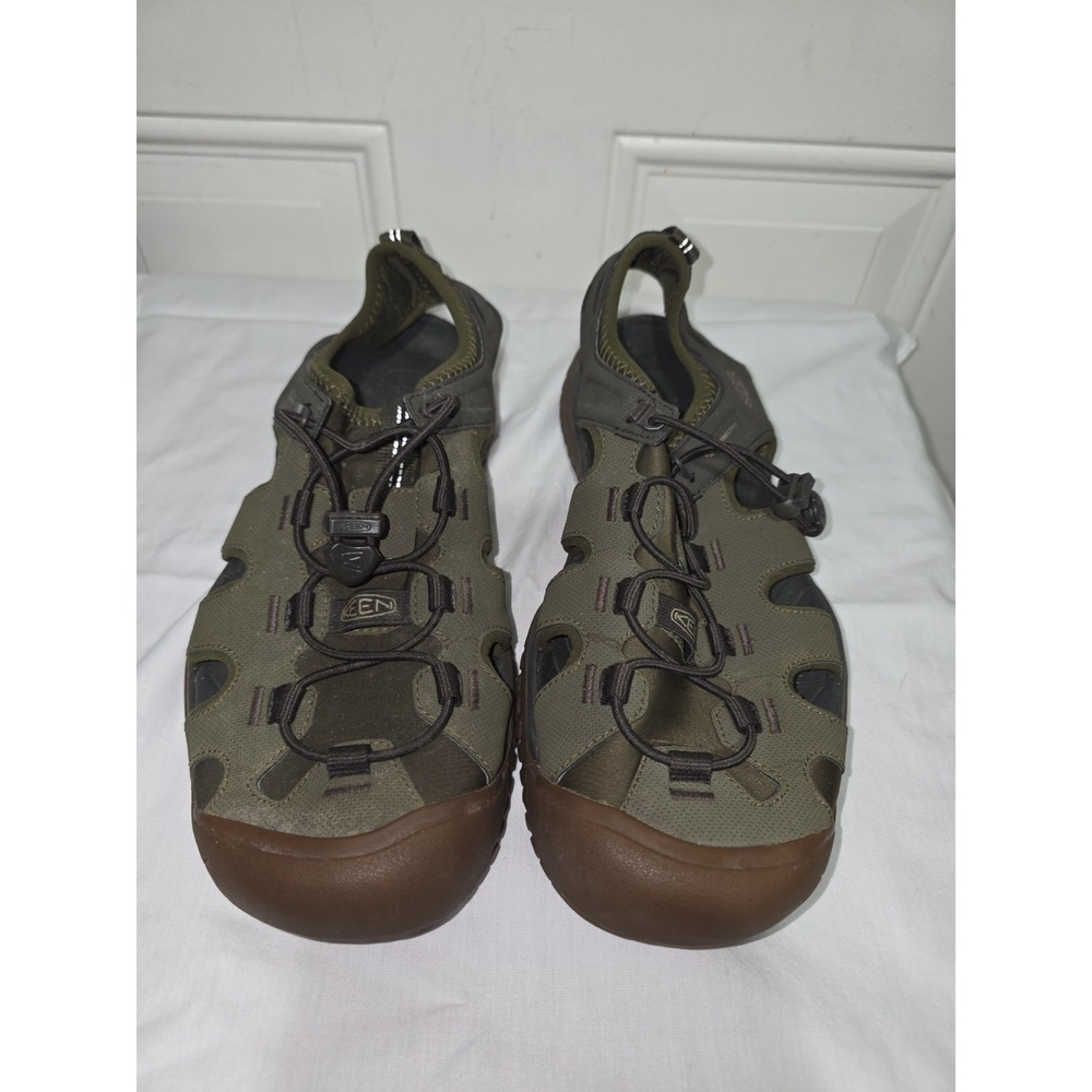 Keen Men's Sz 10 SOLR Olive Outdoor/Water Quick Dry Sandals